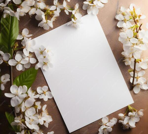 عکس ورق کاغذ خالی