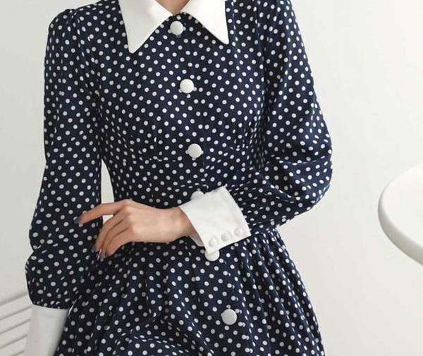 عکس لباس خال خالی