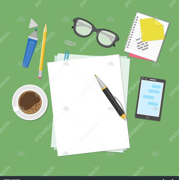 عکس ورق دفتر خالی
