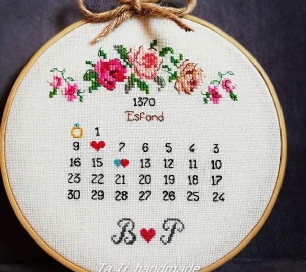 عکس خام برای گلدوزی