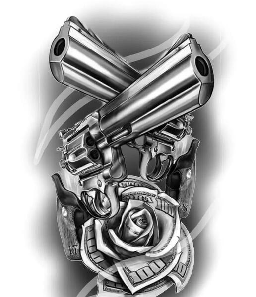 عکس خام قلب برای تاتو