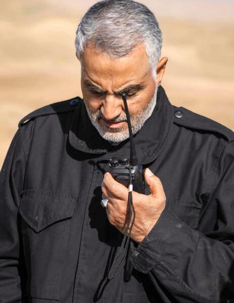 عکس خام حاج قاسم سلیمانی