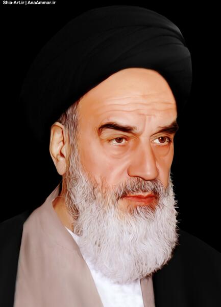 عکس خام امام و رهبری