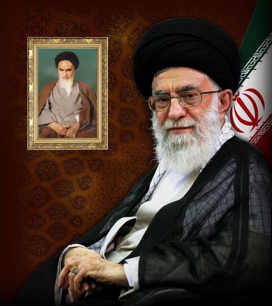 عکس خام امام خامنه ای
