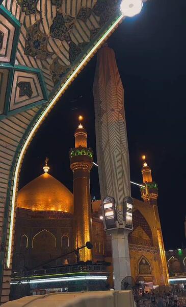 عکس خام حرم امیرالمومنین