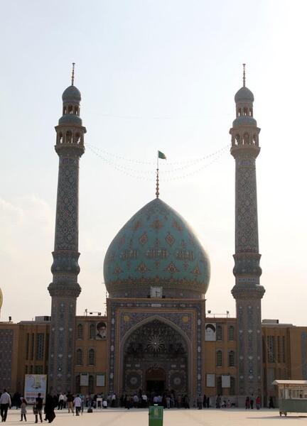 عکس خام مسجد جمکران