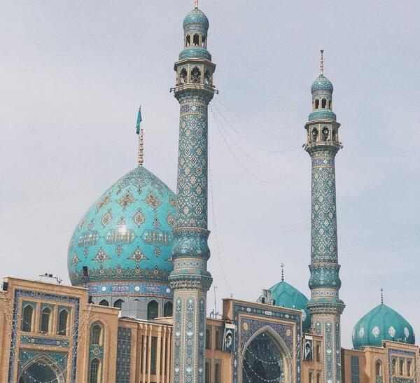 عکس خام مسجد جمکران