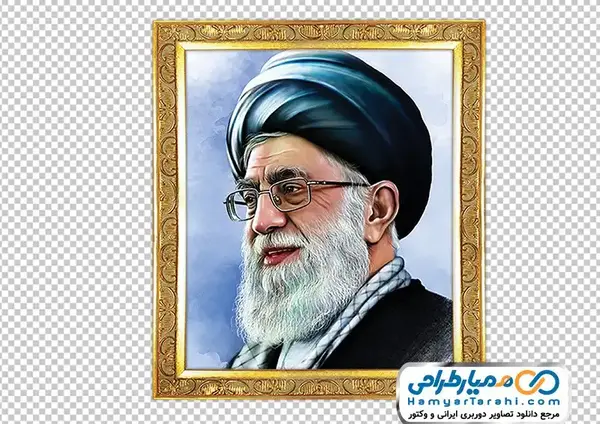عکس خامنه ای بدون عمامه