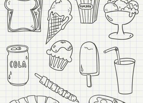 عکس نقاشی غذای فانتزی