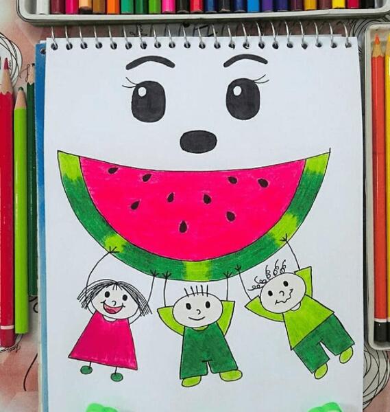 عکس نقاشی شب یلدای فانتزی