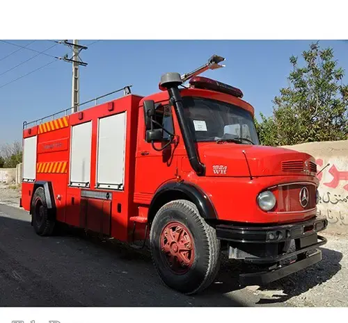 عکس نقاشی آتش نشانی سخت