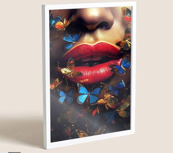 عکس نقاشی روی صورت کیتی
