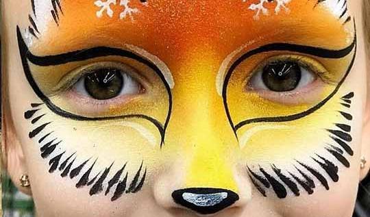 عکس نقاشی روی صورت کیتی