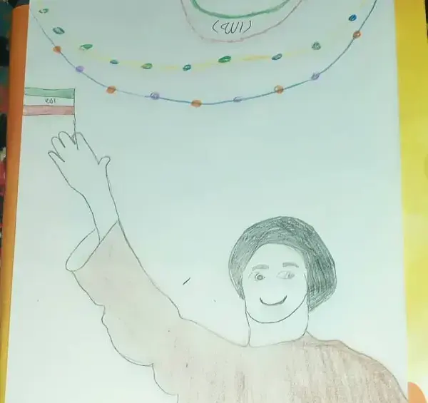عکس نقاشی دهه فجر کودکانه