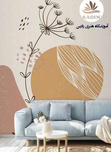 عکس نقاشی روی دیوار خانه