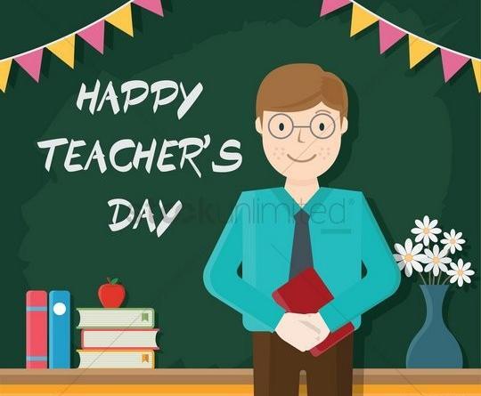 عکس نقاشی روز معلم پسرانه