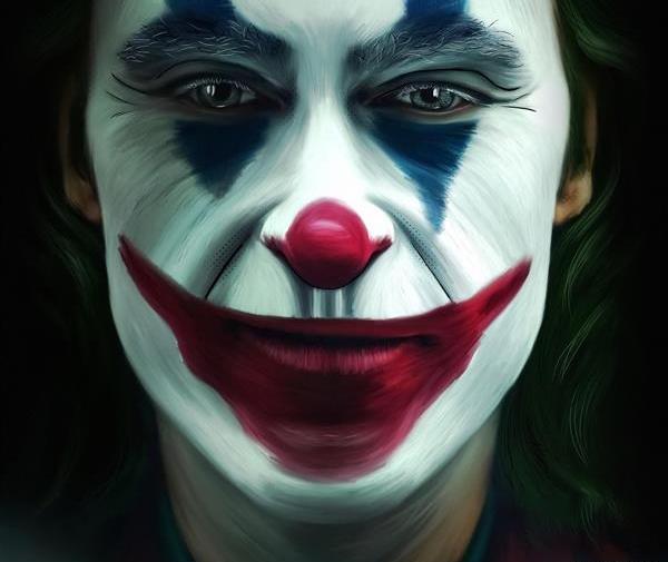 عکس نقاشی رو صورت جوکر