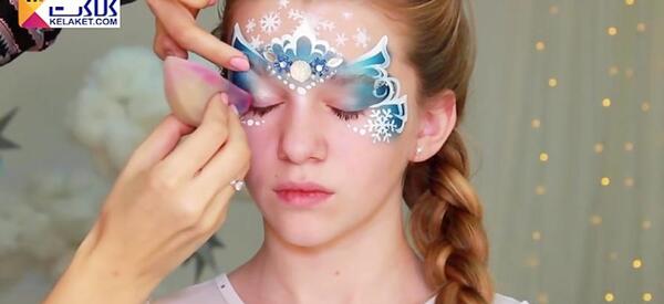 عکس نقاشی روی صورت کودک