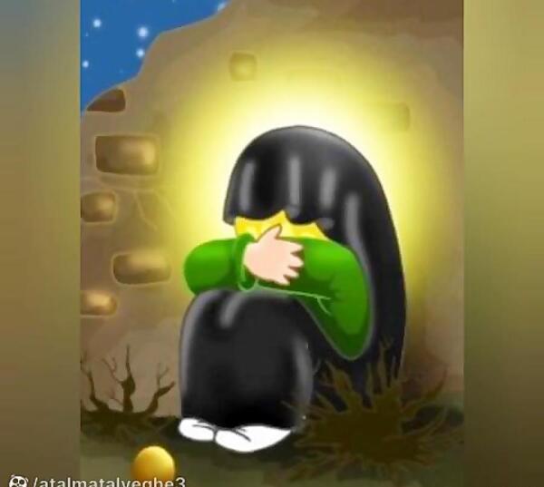 عکس حضرت رقیه برای نقاشی
