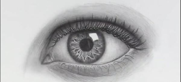 عکس چشم برای نقاشی ساده