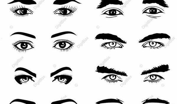 عکس چشم برای نقاشی ساده