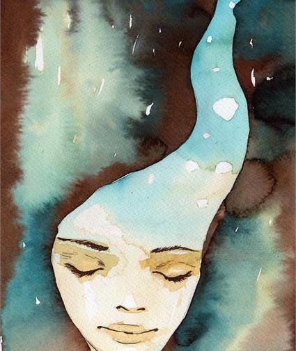 عکس نقاشی انتزاعی چهره