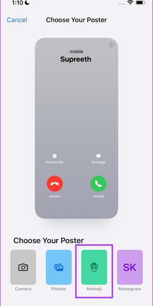 عکس پس زمینه تماس آیفون