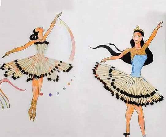 عکس پس زمینه چوب کبریت
