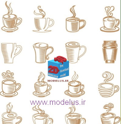 عکس وکتور فنجان قهوه