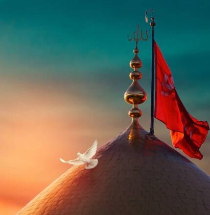 عکس پرچم حسین ع