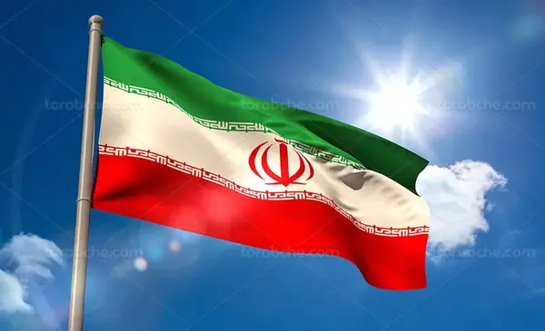 عکس پرچم خورشید ایران