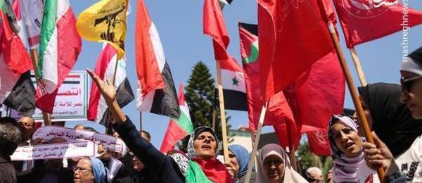 عکس پرچم غزه و لبنان