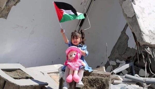 عکس پرچم غزه و لبنان