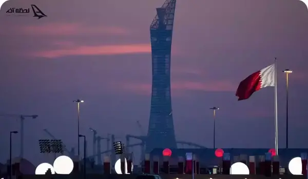 عکس پرچم قطر و بحرین
