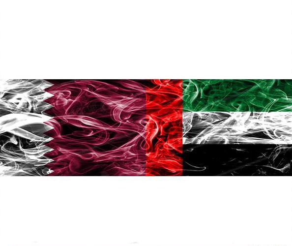 عکس پرچم قطر و ایران