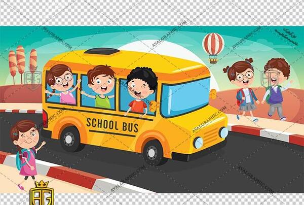 عکس دانلود وکتور ماشین کارتونی