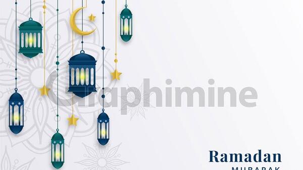 عکس دانلود وکتور ماه رمضان