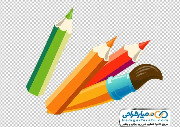 عکس دانلود رایگان وکتور مداد