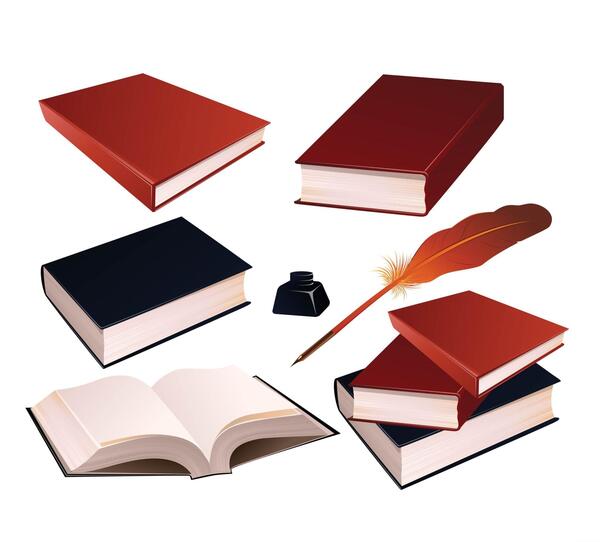 عکس دانلود وکتور کتاب باز