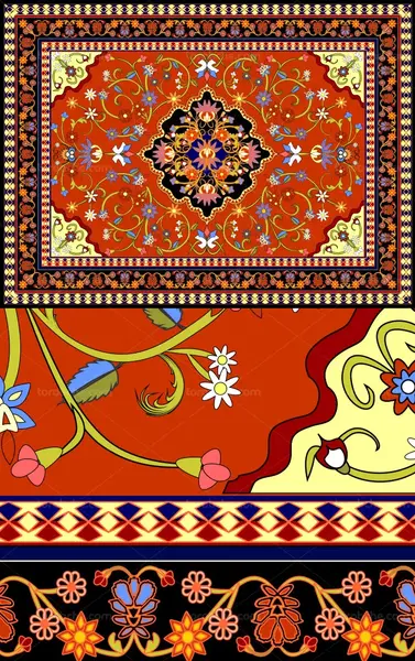 عکس دانلود وکتور فرش ایرانی