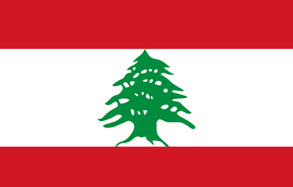 عکس پرچم لبنان برای نقاشی