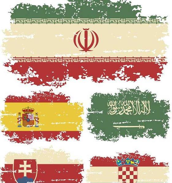 عکس پرچم هلند و فرانسه
