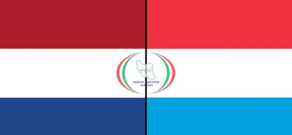 عکس پرچم هلند و فرانسه