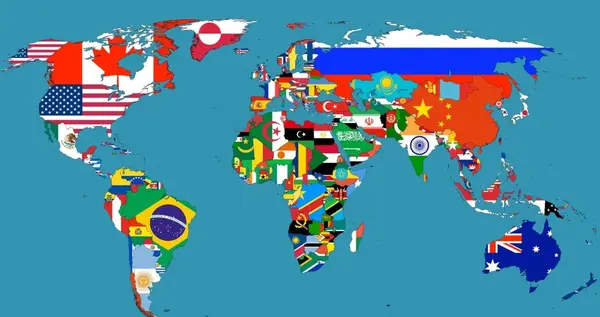 عکس پرچم همه کشورهای دنیا