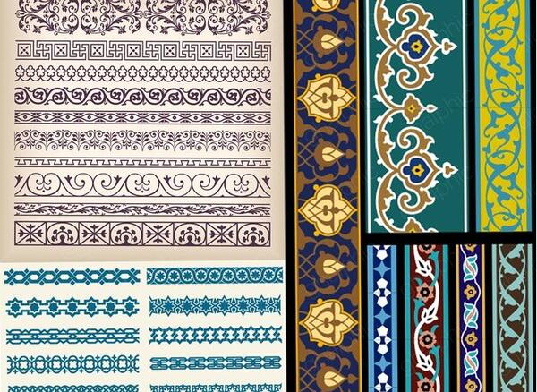 عکس دانلود وکتور رایگان اسلیمی