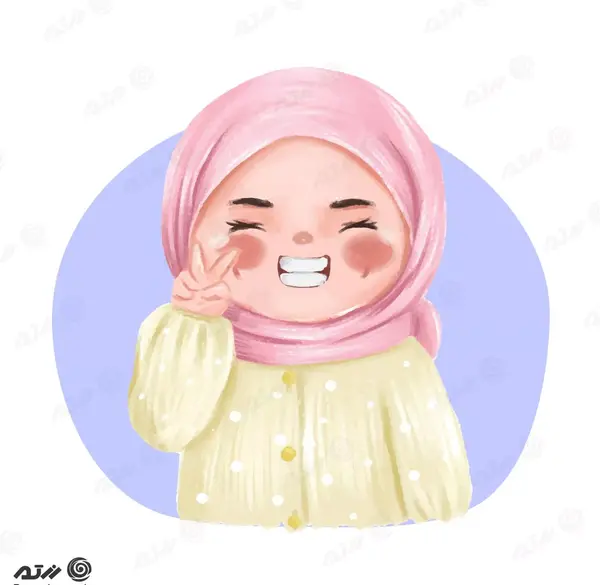 عکس دانلود وکتور دخترانه