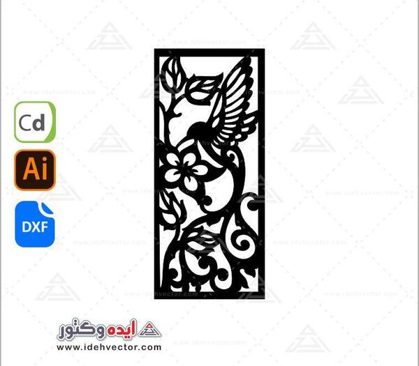 عکس دانلود وکتور گل و مرغ