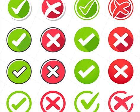 عکس دانلود وکتور علامت تیک