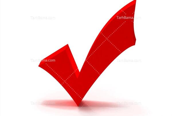 عکس دانلود وکتور علامت تیک