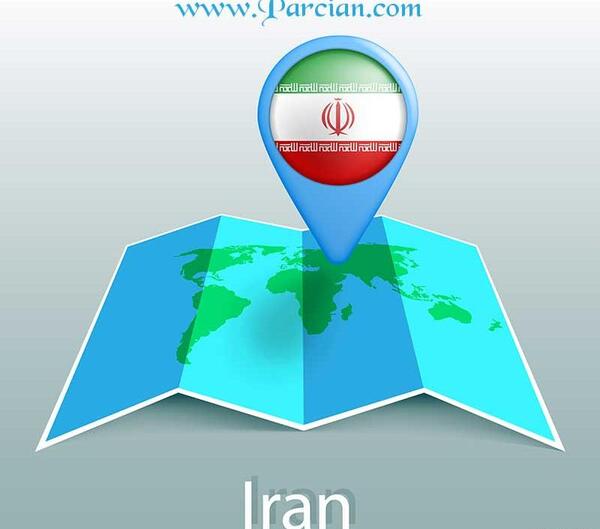 عکس دانلود وکتور پرچم ایران رایگان